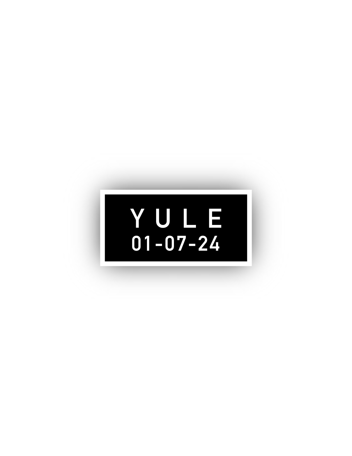 YULE Helmet Sticker